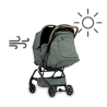 my junior® PICO2 mit Wanne – Klappbar, Ergonomischer Sitz, Optimale Belüftung und Sonnendach