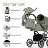 my junior® VITA HOPE - Kinderwagen mit Panorama-Fenster, OneHandFold, Luftkammerreifen & mehr