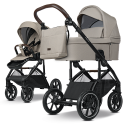 my junior® VITA unique³ – Kompaktowy wózek dziecięcy z 6-stopniową amortyzacją, XXL budką i ergonomicznym siedziskiem spacerowym