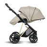 my junior® VIGO x Sarah Engels – Luxus Kinderwagen mit XXL-Sonnenverdeck, Federung & unplattbaren Luftkammerreifen