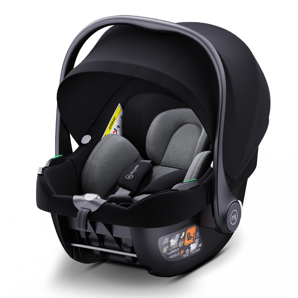 my junior® Beam i-Size Silla de coche para bebé – Ligera, segura y compatible con ISOFIX