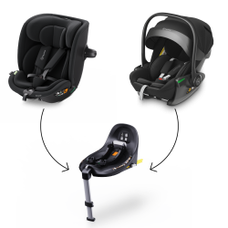 my junior® Modular CAPSULE Bundle – Coque bébé, base ISOFIX et siège-auto pour une sécurité et un confort maximum