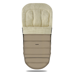 my junior® ThermoWool 3en1 Chancelière – Chaude, polyvalente et sûre pour la nacelle, le siège auto bébé et le siège sport