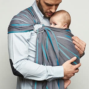 my junior® Babytrage Nami mit Ring Verwendung