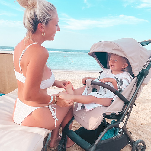 my junior Kinderwagen verstellbare Liegeposition