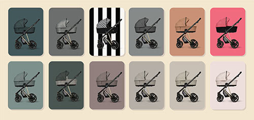 My Junior Kinderwagen Farbvielfalt für Deinen Kinderwagen