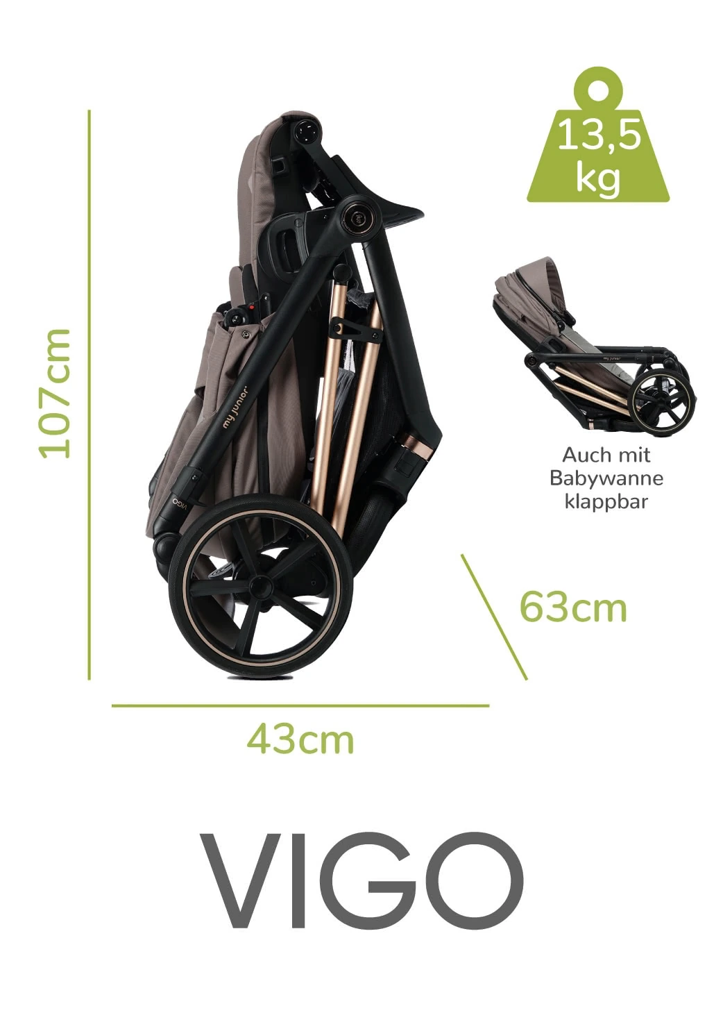 my junior kinderwagen dein kofferraum vigo
