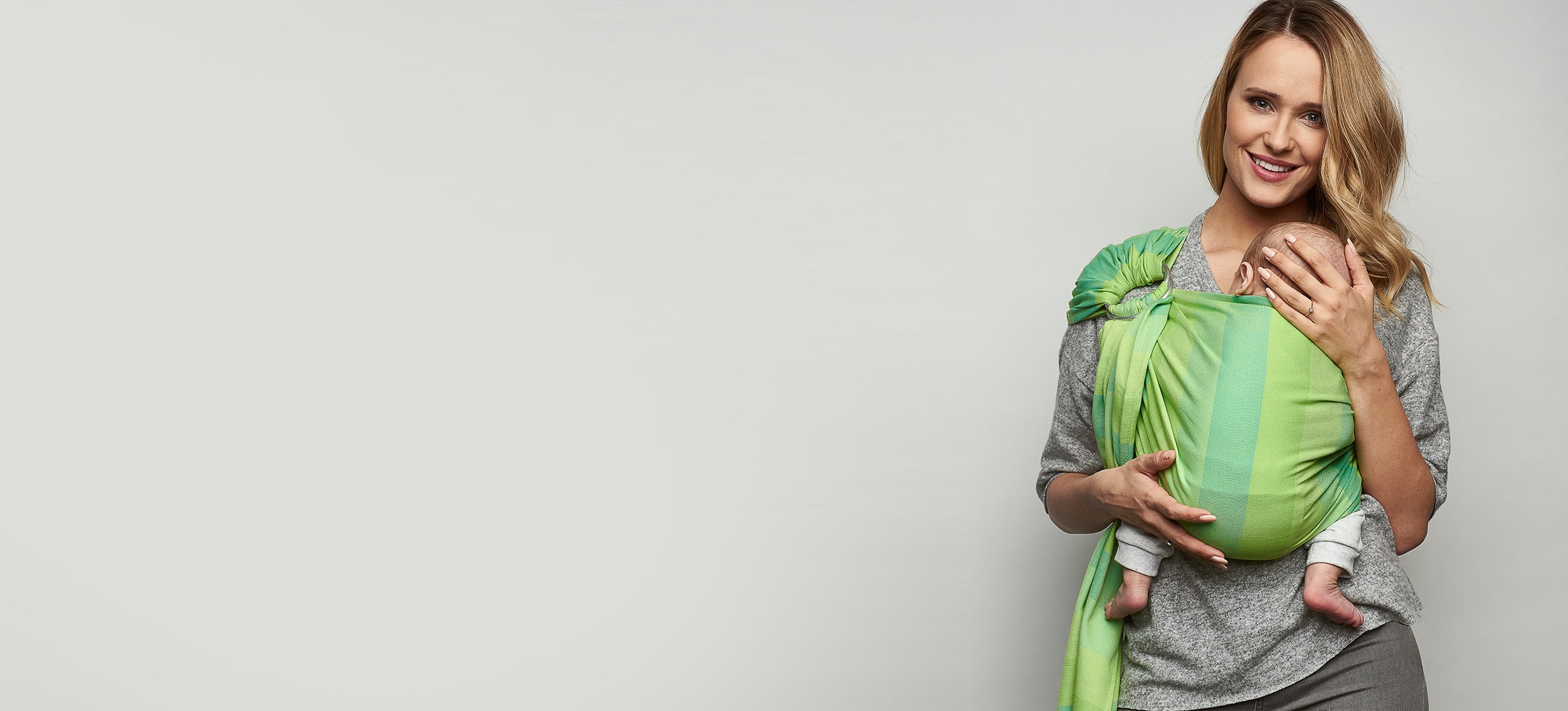 My Junior Kinderwagen Trage mit Ring NAMI Stoffe